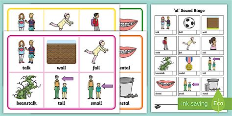 'al' Sound Bingo (teacher made) - Twinkl