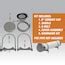 Buyers Products CC600 6-in Diameter Conduit Carrier Kit Aluminum Roof ...