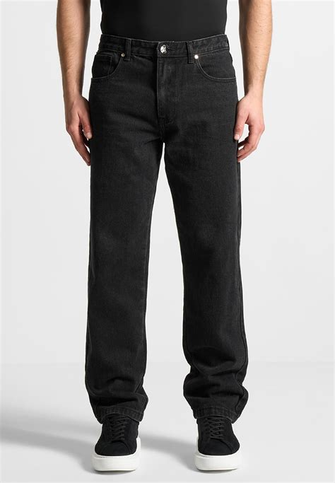 Relaxed Fit Jean - Washed Black | Manière De Voir