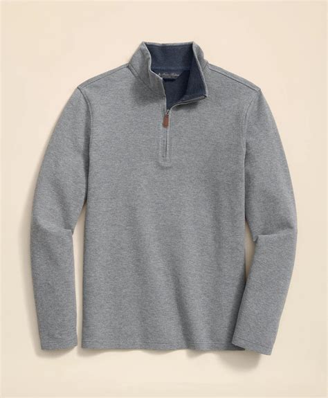 Mens Quarter Zip Jumpers | Brooks Brothers