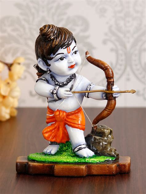 Lord Ram Playing with Bow and Arrow Colorful Handcrafted Decorative ...