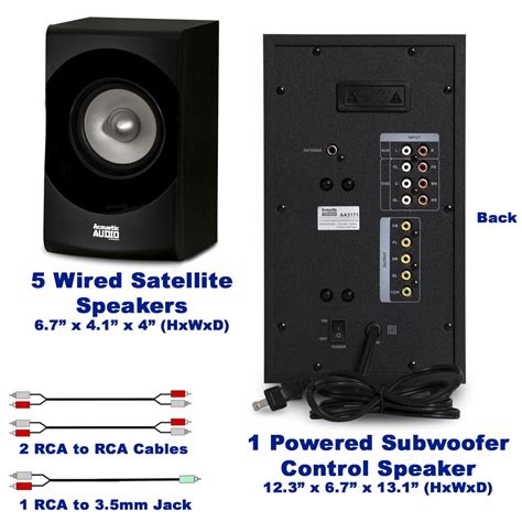 Acoustic Audio by Goldwood AA5171 5.1 Surround Sound | Ubuy India