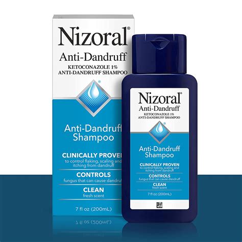 Nizoral Anti-Dandruff Shampoo with 1% Ketoconazole for Dandruff Fungus