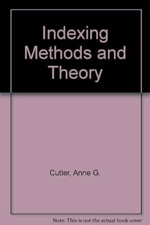 Buy Indexing Methods and Theory Book Online at Low Prices in India ...