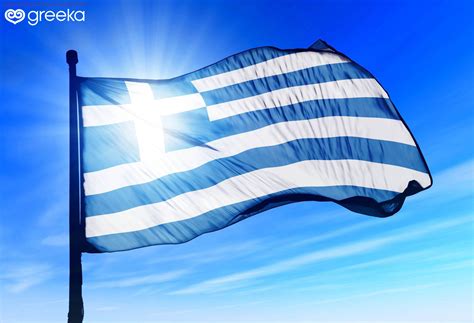 Greece flag: Blue and white flag & more | Greeka