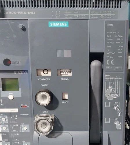 Siemens Circuit Breakers - 3WL Air Circuit Breakers Trader - Wholesaler ...