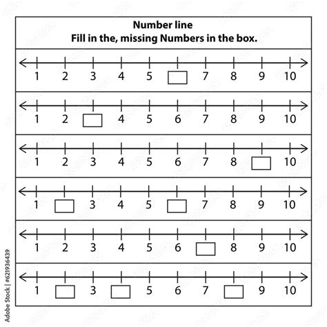 Missing Number Number Line Excel Worksheet 的图像结果