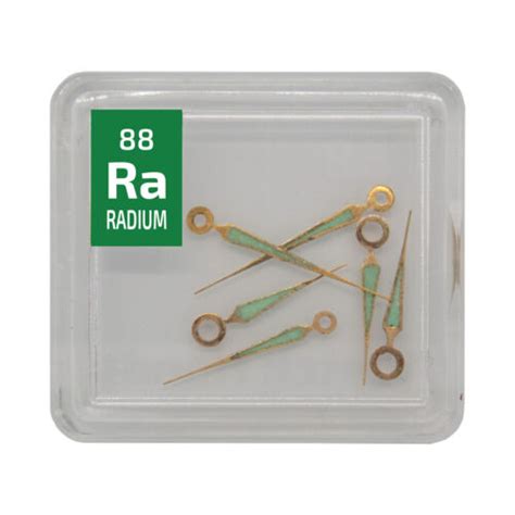 Set of 6 Radium Watch Hands with Periodic Element India | Ubuy