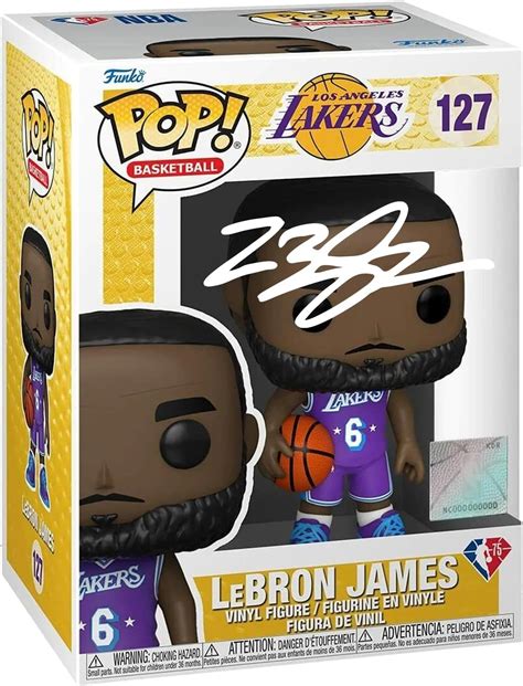 LeBron James #127 Facsimile Signed Reprint Laser Autographed Funko POP ...
