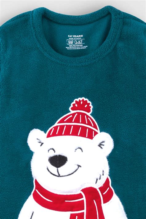 Happy Bear Polar Pajama Set | Winter Clothing for Kids | Nap Chief