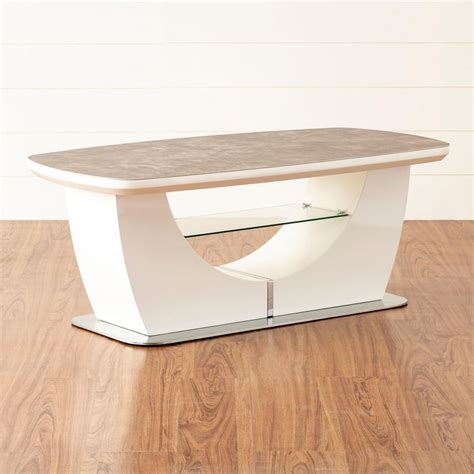 Buy Napster Ceramic Coffee Table with Storage from Home Centre at just ...