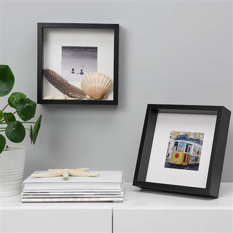 SANNAHED frame, black, 25x25 cm (9 ¾x9 ¾") - IKEA