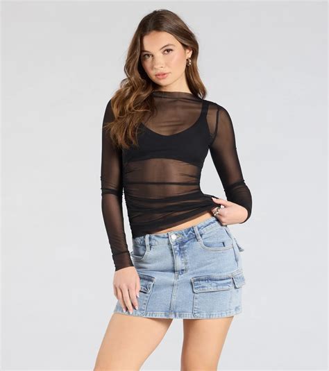 Sheer Mesh Bodysuits & Windsor