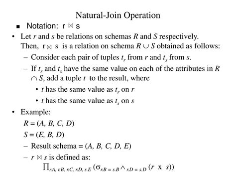 Image result for Relational Algebra Join Example