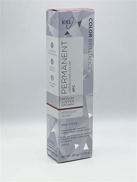 Buy Ion 4RC Medium Copper Brown Permanent Creme Hair Color 4RC Medium ...