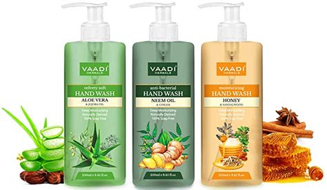 Vaadi Herbals Luxurious Handwash - 250 ml (Pack of 3, Aloe Vera and ...