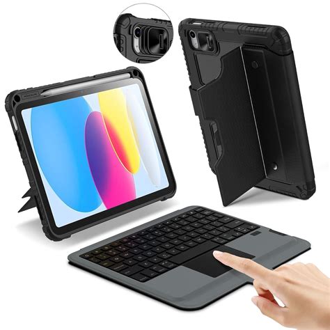 Nillkin iPad 10th Generation Case with Keyboard, Magic Trackpad, Built ...