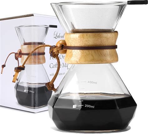 Lalord Pour Over Coffee Maker with Stainless Steel Filter, India | Ubuy