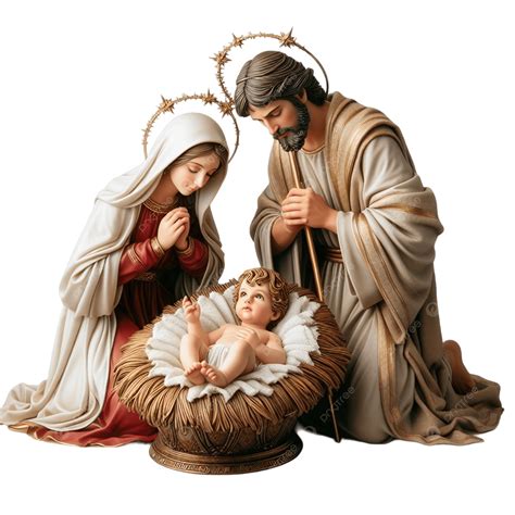 Nativity Scene Baby Jesus Mary And Joseph Holy Family, Nativity Scene ...