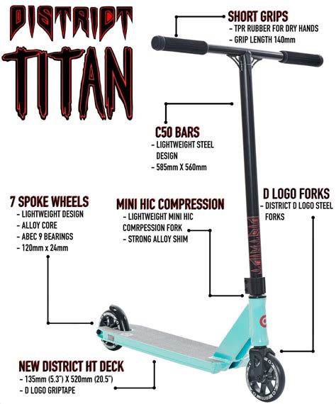 District Titan Complete Stunt Scooter【2024】