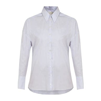 Buy Women White Striped Shirt Online at The Collective - 676544
