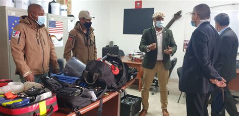 The visit of the European Union ambassador in Libya to a free fields ...