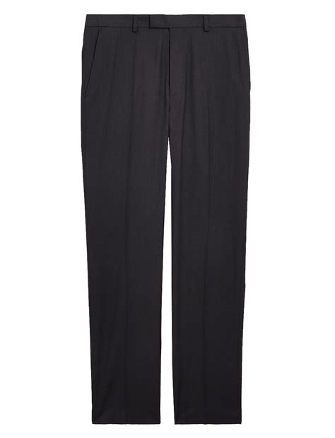 Buy Tailored Fit Suit Trousers with Stretch at Marks & Spencer