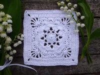 Image result for One Color Crochet Square Pattern