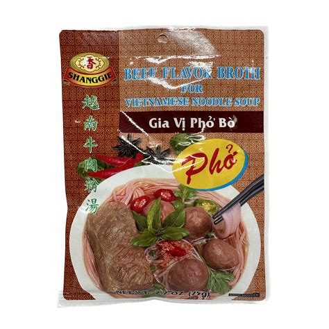 Shanggie Beef Flavor Broth for Vietnamese Noodle Soup Gia Vi Pho Bo ...
