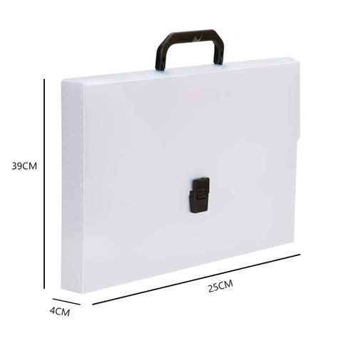 Worldone Foolscap Document Case with Strong Handle & Lock, Ideal Docum ...