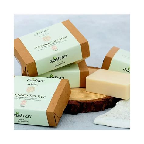 Buy Azafran Active Botanicals Australian Tea Tree Anti-Blemish Bath Bar ...