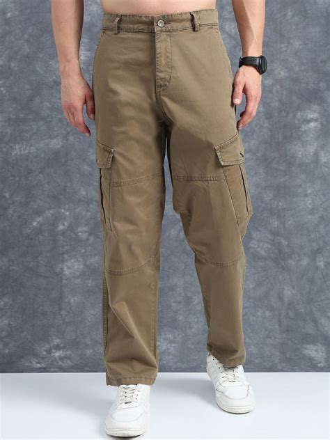 The Lifestyle Co Relaxed Fit Cotton Cargo Trousers – Filmy Store