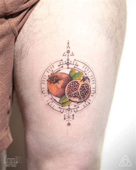 Pomegranate Tattoo - family of pomegranate