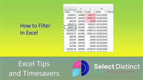 Image result for Excel Filter Tutorial Video