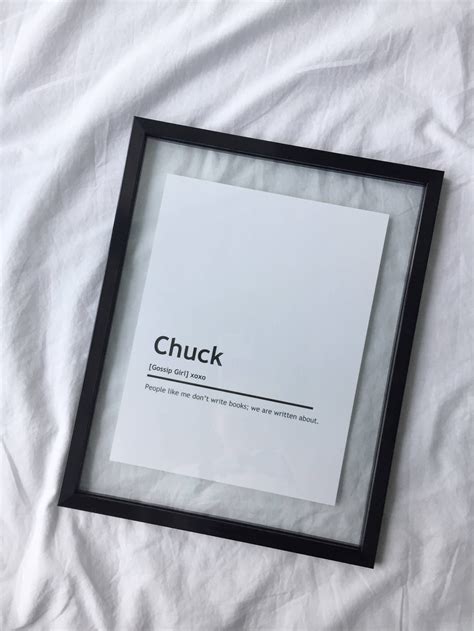 Chuck Bass Character Print - Etsy