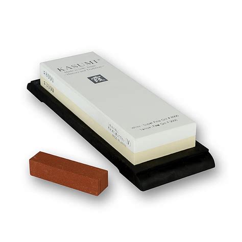 Batu asah Kasumi K-12, grit 3000 / 8000, 1 buah, kotak | GOURMET ...