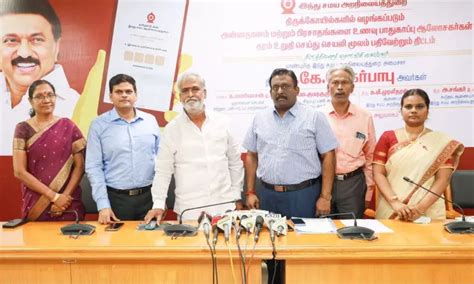 HR&CE dept ropes in private firm to improve Annadhanam scheme