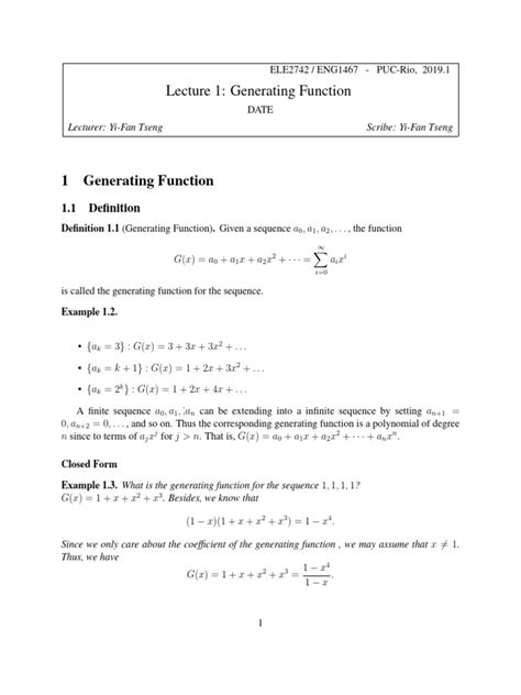 Image result for Counting Problem Using Generating Function in Discreate Maths PPT