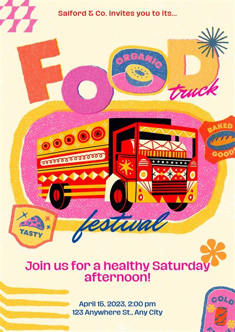 Free And Customizable Food Truck Templates, 58% OFF