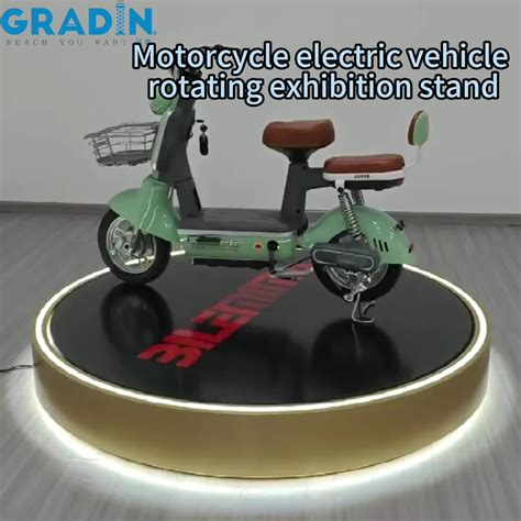 Motorcycle Electric Vehicle Rotating Display Platform Small 360 Degree ...