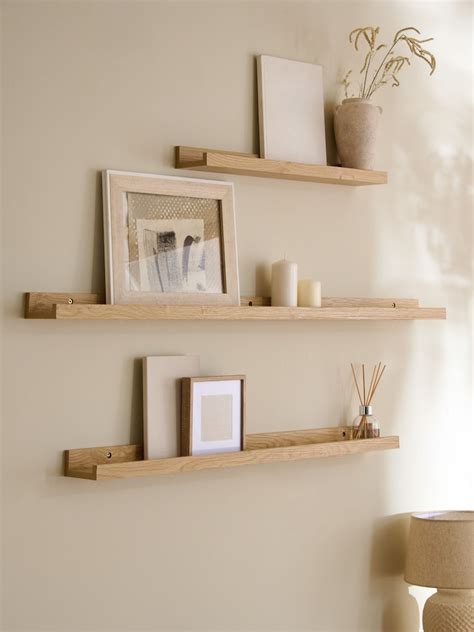 Buy Oak Picture Shelf from Next India