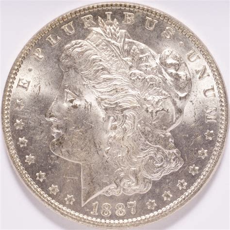 1887 Morgan Silver Dollar BU - Numismax