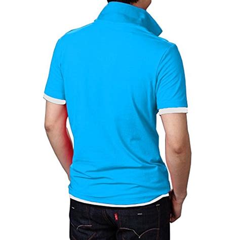 Buy fanideaz Branded Men's Double Collar Polo Black Plain t Shirts for ...