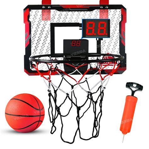 Buy VikriDA Mini Basketball Hoop with Digital Scoreboard, 1 Balls and ...