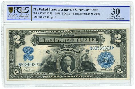 2 Dollars (Silver Certificate) - United States – Numista