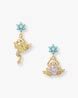 Buy Gold-Toned & Blue Earrings for Women by KATE SPADE Online | Ajio.com