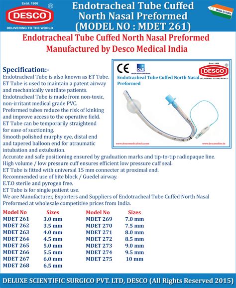 Endotracheal Tube Parts Endotracheal Intubation Balloon | Nasal Tube