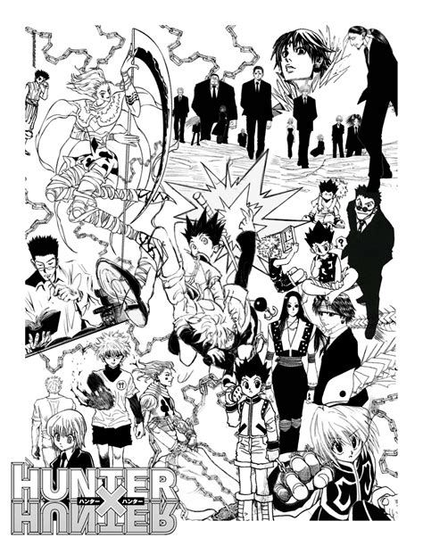 Hunter x Hunter poster I created using art from the Manga :) (OC) : r ...