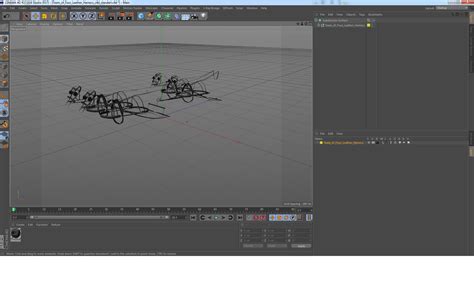 3D Team of Four Leather Harness model | 3D Molier International