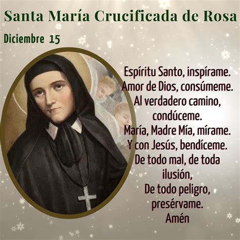 Poesías, oraciones, cuentos...: ORACIONES SANTA MARÍA CRUCIFICADA DE LA ...